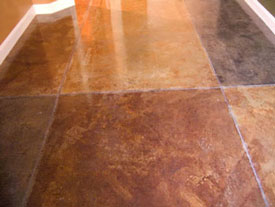 Acid Stained Concrete